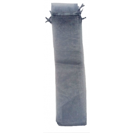 Bolsa De Organza Para Abanicos Plata