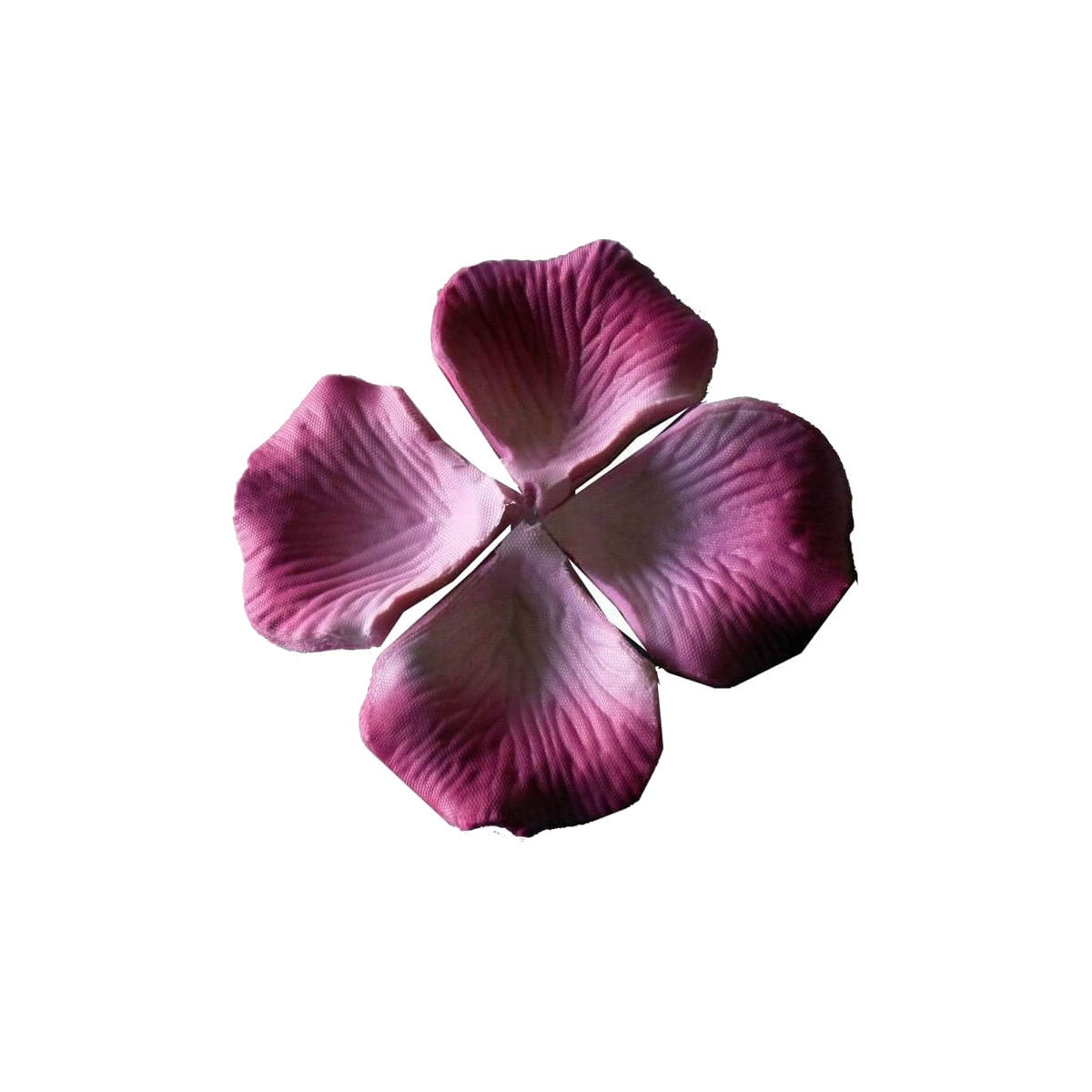 Pétalos de rosa artificiales malva