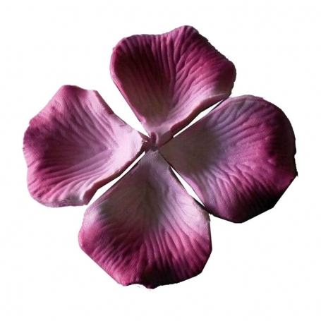 Pétalos de rosa artificiales malva