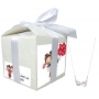 Colgante Infinito En Caja Personalizada Con Nombres Y Fecha Y Adhesivo Boda
