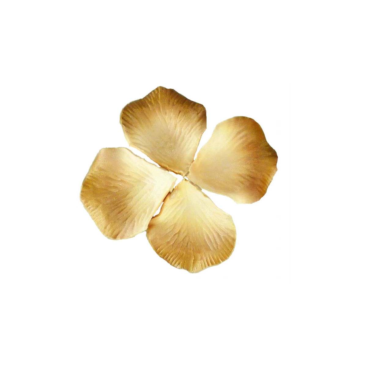 Petalos de rosa artificiales en tonos marrones