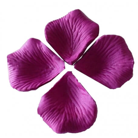 Pétalos De Rosa Artificiales Morados