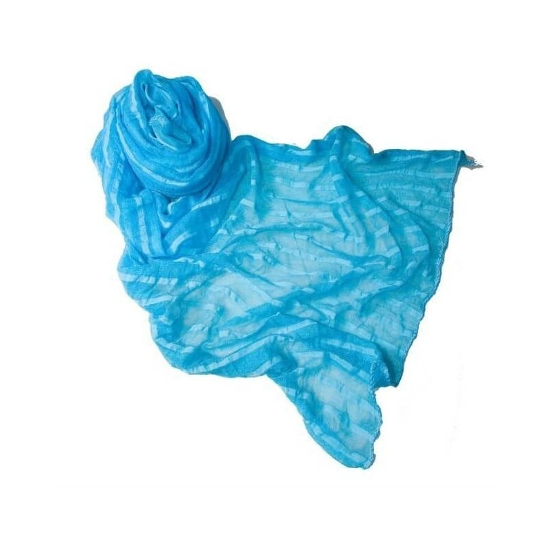 Pashmina azul turquesa