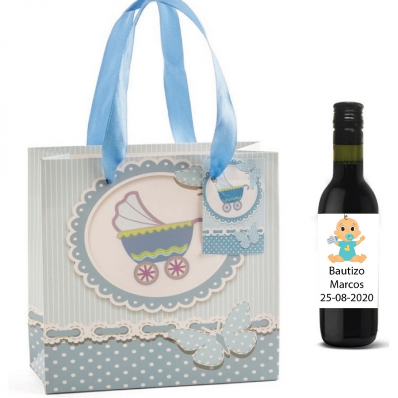 Botellita De Vino Para Bautizo Botellita De Vino Para Bautizo