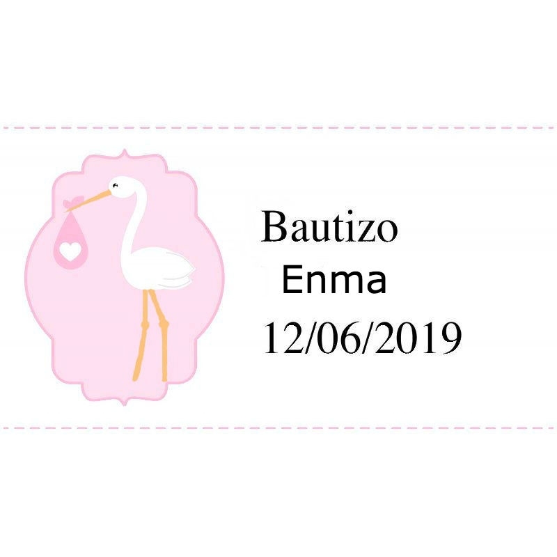Etiqueta Adhesiva Bautizo Etiqueta Adhesiva Bautizo