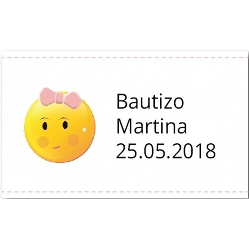 Adhesivos Personalizados Bautizo Niña Adhesivos Personalizados Bautizo Niña