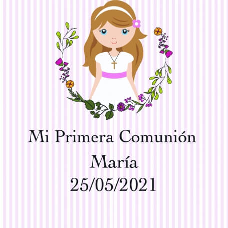 Detalles Dulces Comunión Chuchería Personalizada