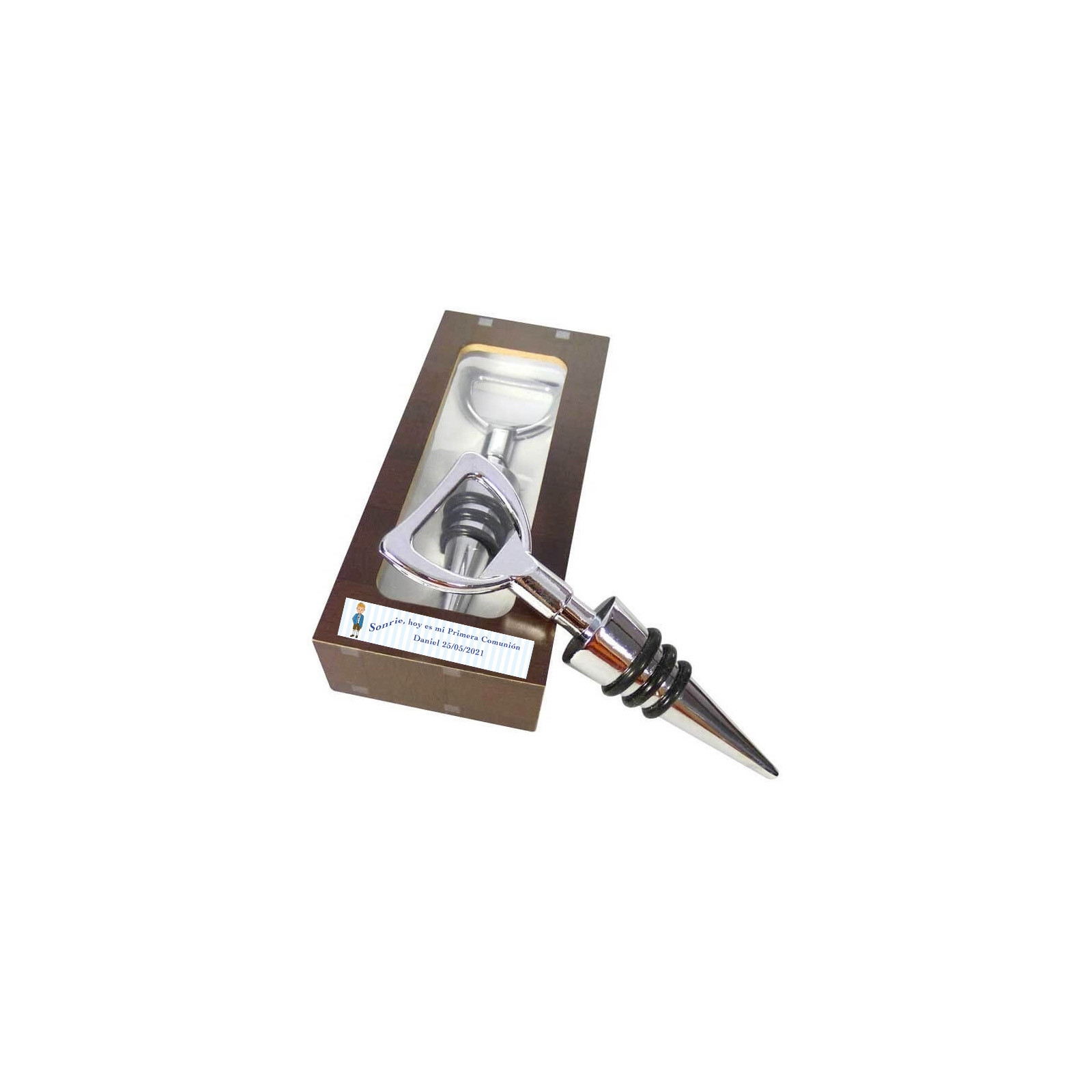 Tapón vino comunión personalizado