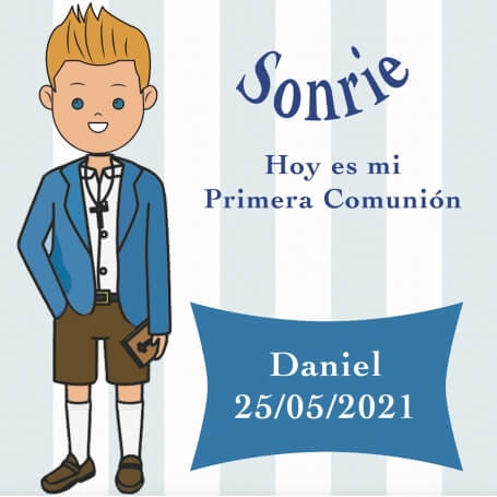 Tarro chuches comunión personalizado