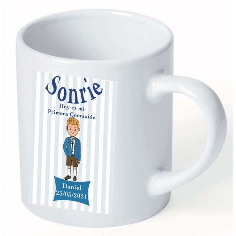 Taza Detalles Primera Comunión Niño Personalizada Taza Detalles Primera Comunión Niño Personalizada