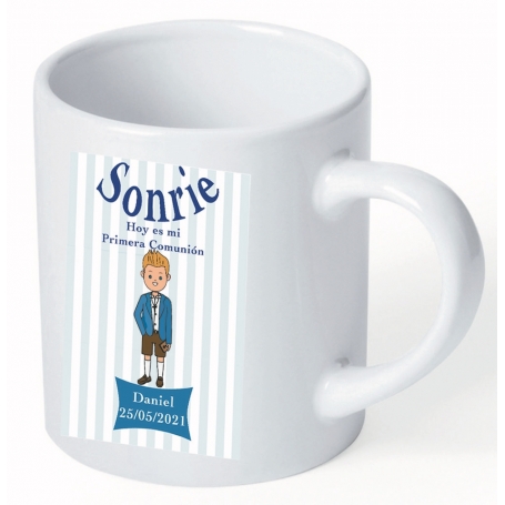 Taza Detalles Primera Comunión Niño Personalizada