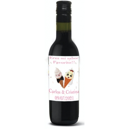 Vino Tinto Boda Detalles Personalizados