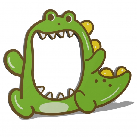 Photocall Dinosaurio Verde