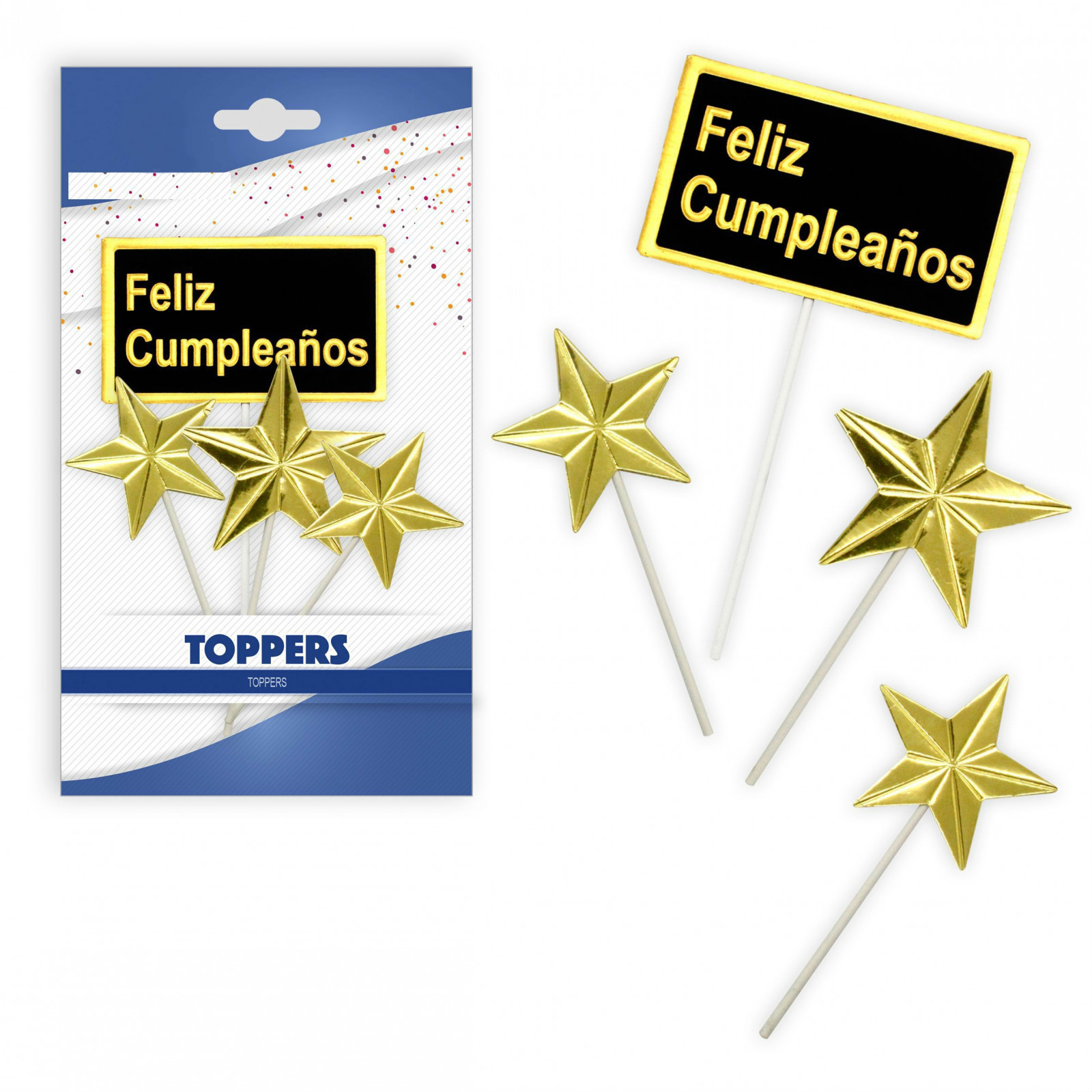 Pack toppers cumpleaños