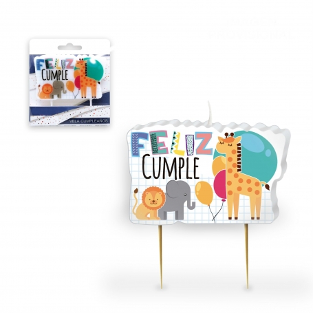 Velas Cumpleaños Animales