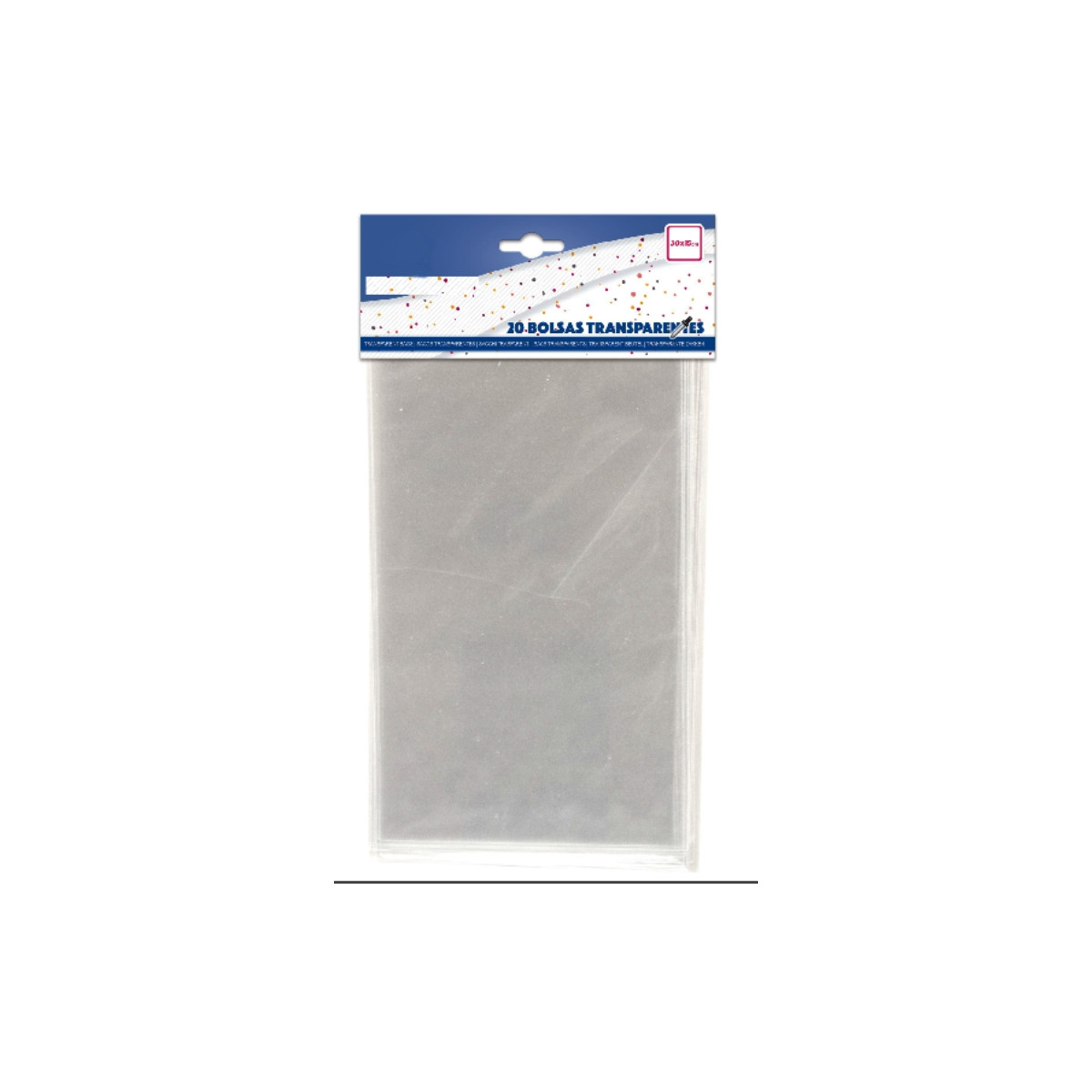 Pack bolsas chuches transparentes