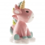 Figura de unicornio para tarta de bautizo comunión barata