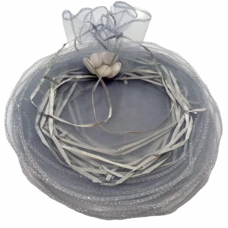 Bolsa De Organza Para Arroz Color Plata Y Para Pétalos Bolsa De Organza Para Arroz Color Plata Y Para Pétalos