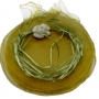 Bolsa De Organza Para Arroz Color Verde Oscuro