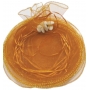 Bolsa De Organza Para Arroz Color Naranja Oscuro Y Para Pétalos