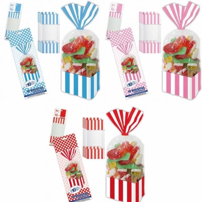 Pack De Bolsas De Chuches Cuadradas Pack De Bolsas De Chuches Cuadradas
