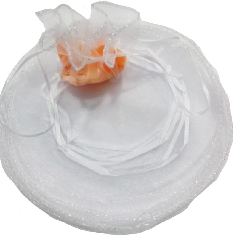 Bolsa De Organza Para Arroz Color Blanca Bolsa De Organza Para Arroz Color Blanca