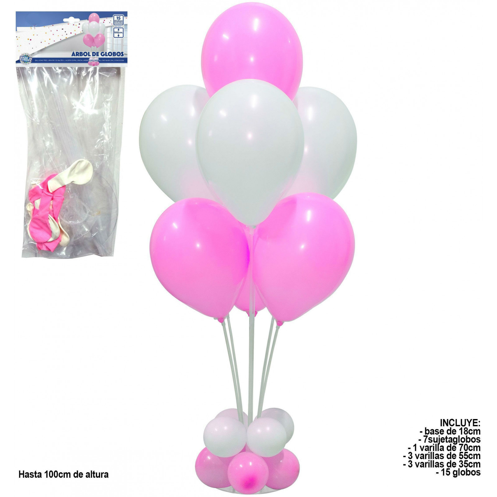 Soporte para decoración con globos
