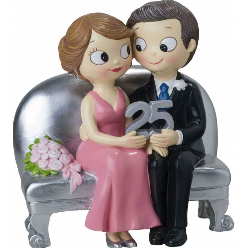 Figura Bodas De Plata Originales Figura Bodas De Plata Originales