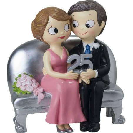 Figura bodas de plata originales