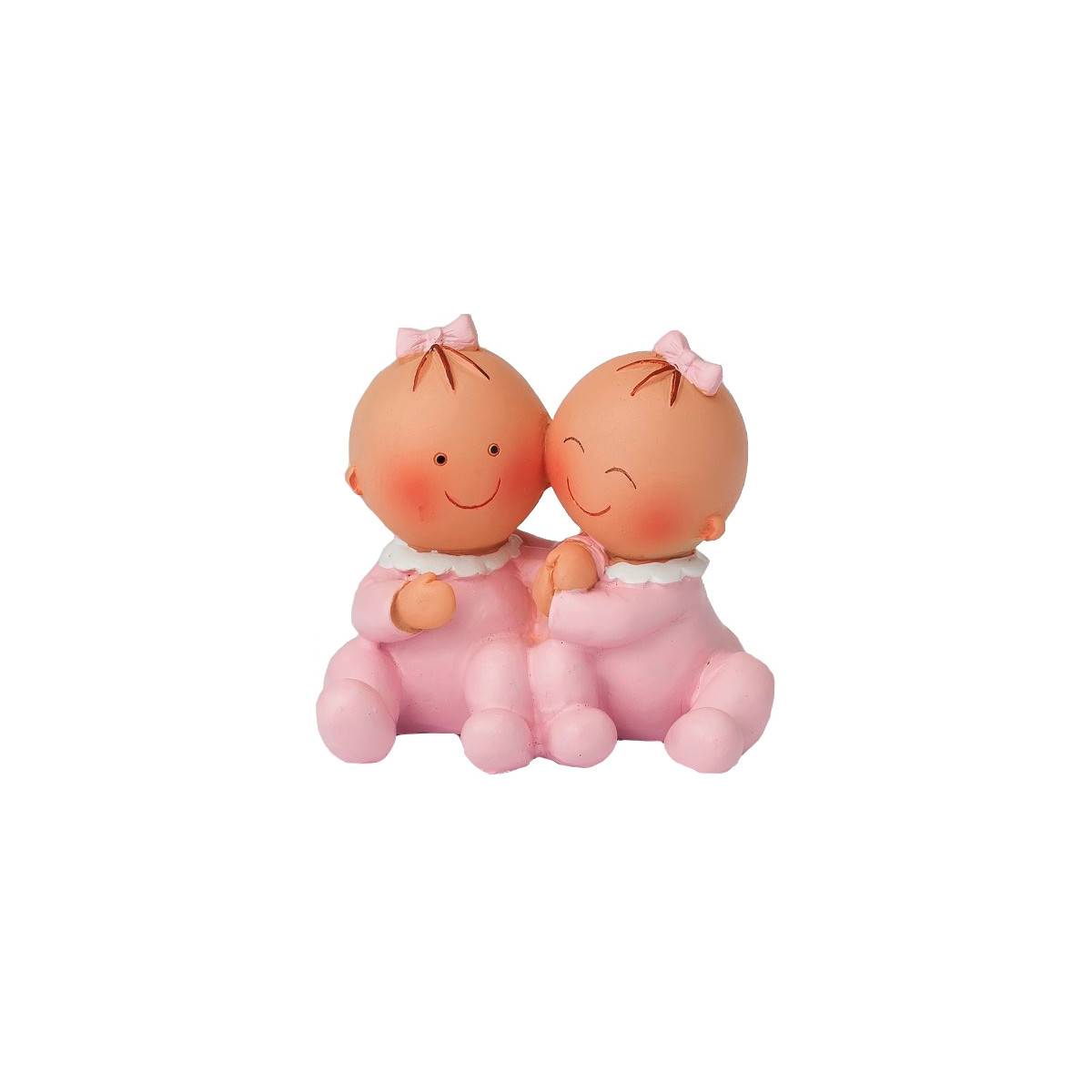 Figura bautizo gemelas para tarta barata