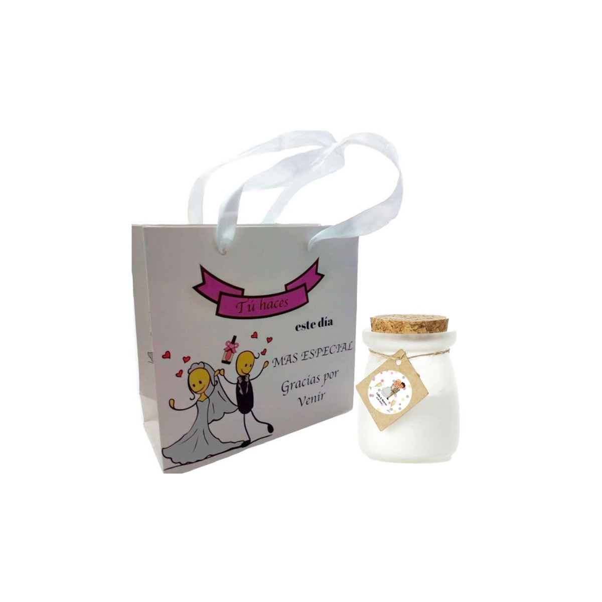 Vela boda personalizada