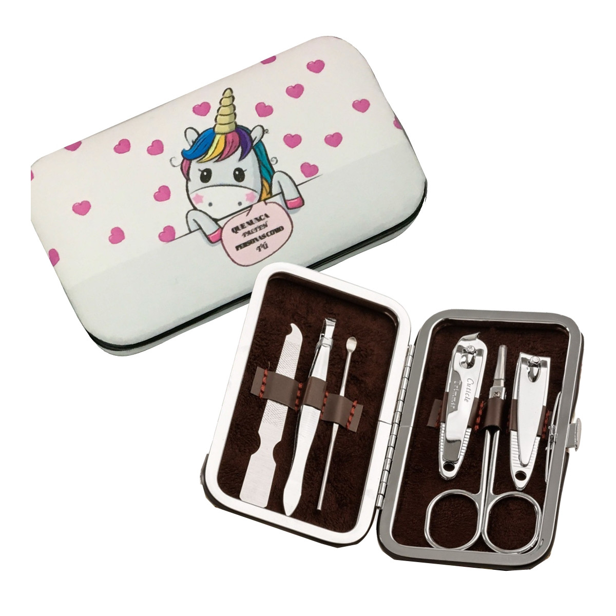 Kit manicura unicornio