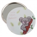 Set De Manicura Y Espejo Con Motivo Koala Presentado En Bolsa Koala