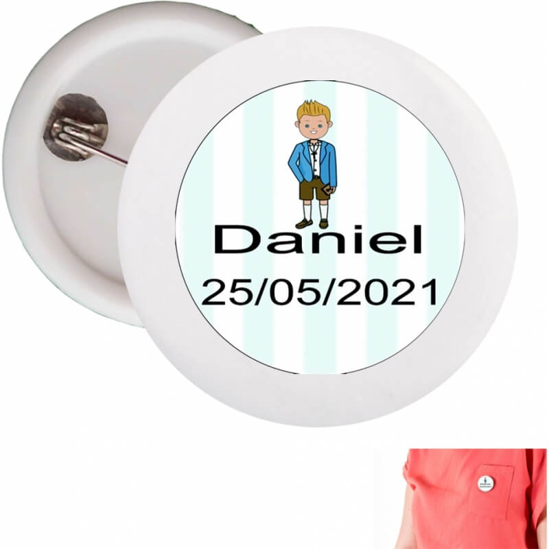 Chapa Personalizada Niño Comunión Detalles Personalizados Chapa Personalizada Niño Comunión Detalles Personalizados
