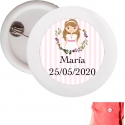 Chapa Personalizada Niña Comunión Detalles Personalizados