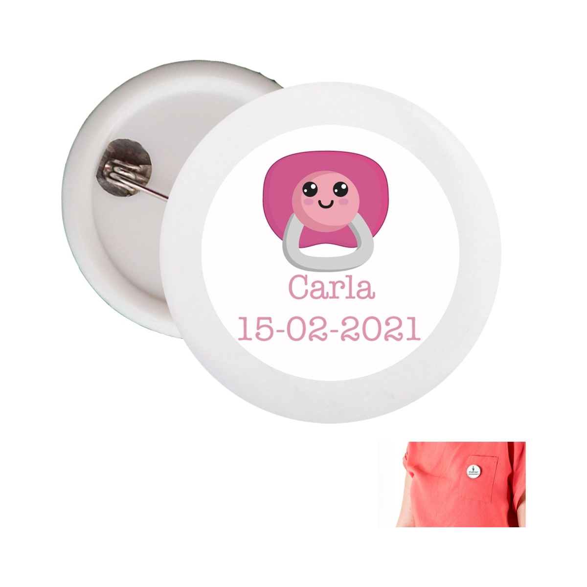 Chapas personalizadas bautizos