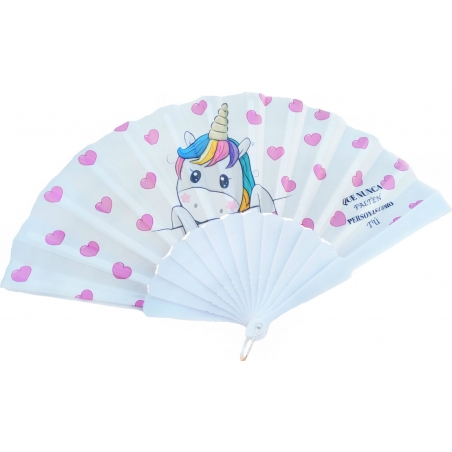 Abanico Unicornio