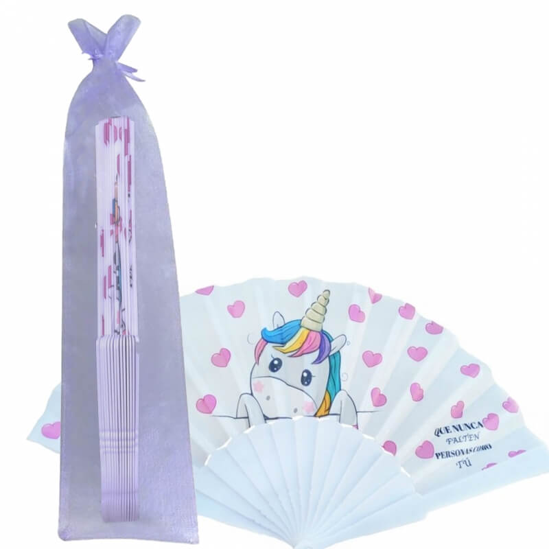 Abanico Unicornio Abanico Unicornio