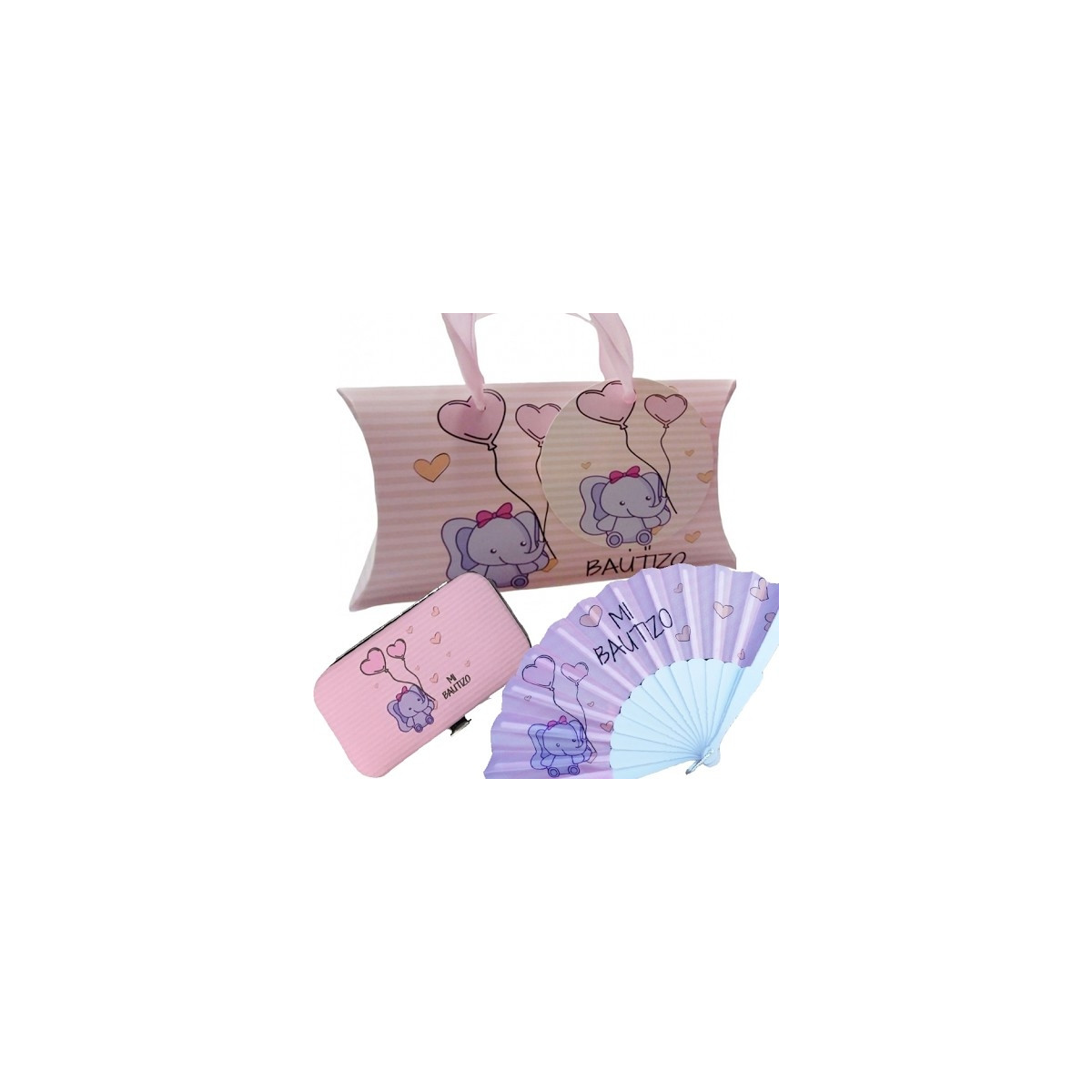 Set manicura bautizo pack