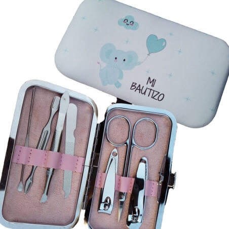 Set Manicura Para Bautizo