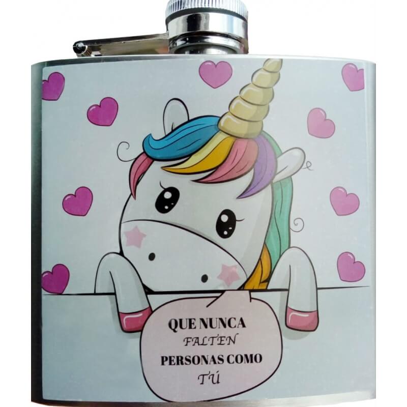 Petaca con unicornio