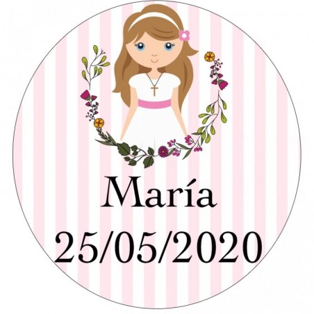 Detalles de comunión set de manicura chicas personalizado