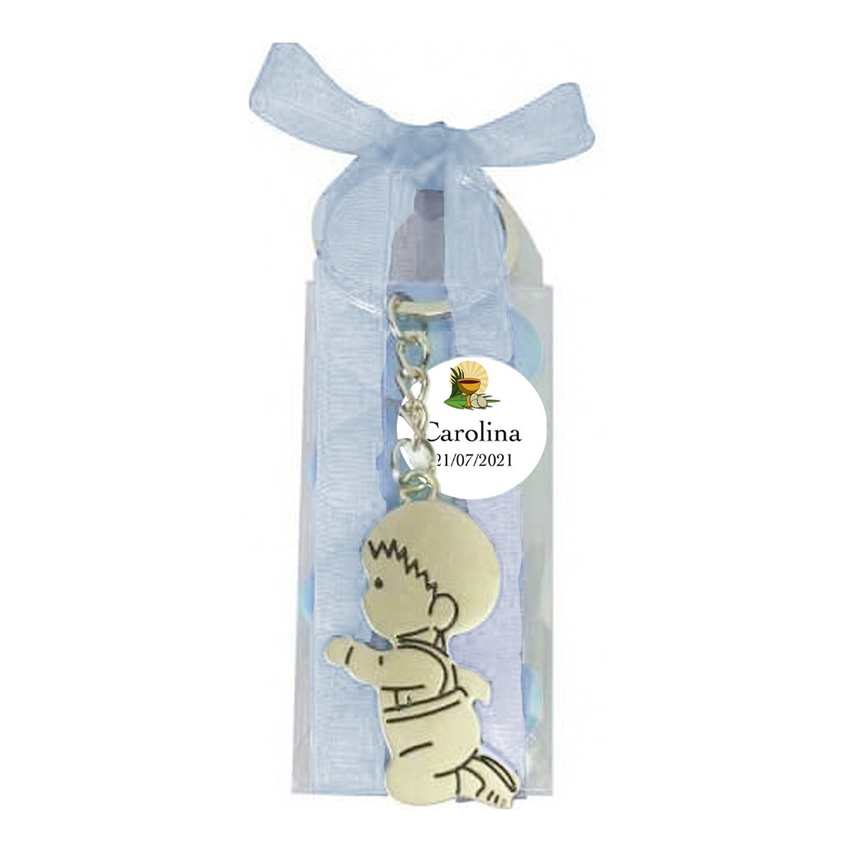 Llaveros para primera comunión de niño personalizado
