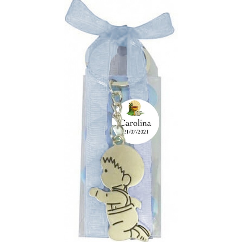 Llaveros para primera comunión de niño personalizado