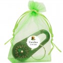 Brújula En Bolsa De Organza Personalizada Para Comunión