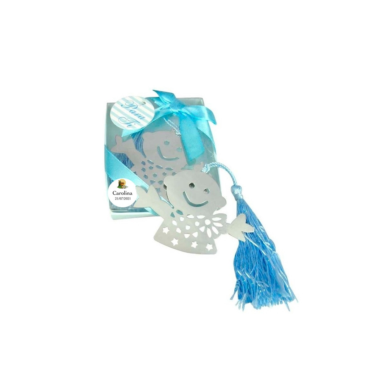 Marcapáginas de comunión celeste personalizado