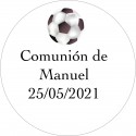 Adhesivos de fútbol tamaño mini