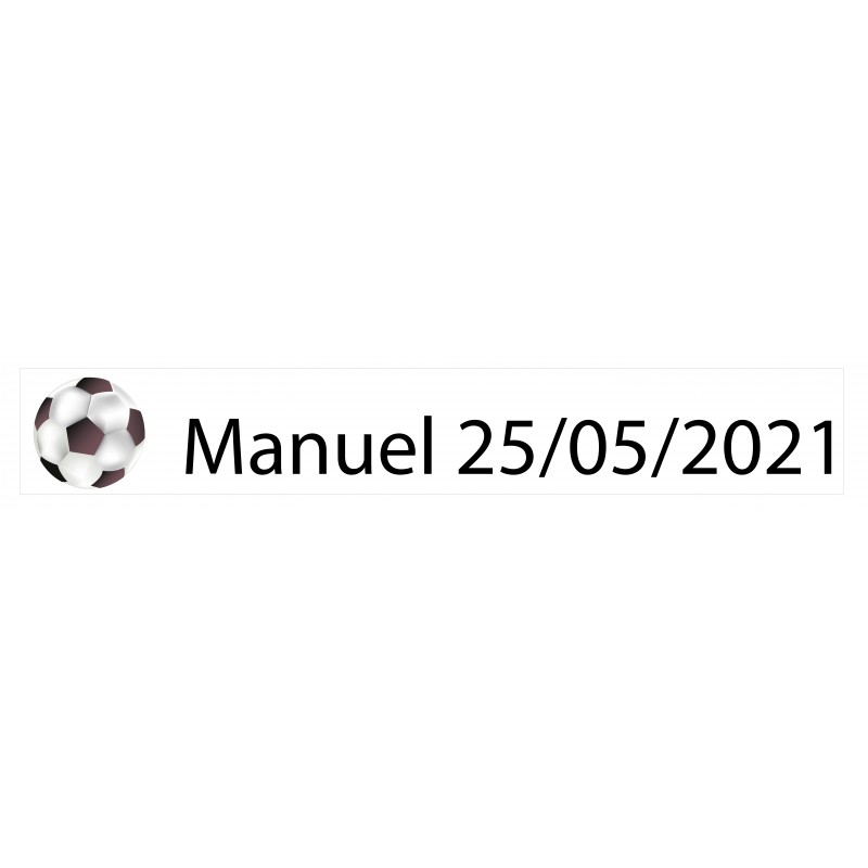 Adhesivo Personalizado Fútbol Adhesivo Personalizado Fútbol