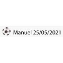 Pegatina Personalizada Fútbol