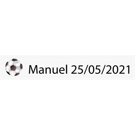 Pegatina Personalizada Fútbol